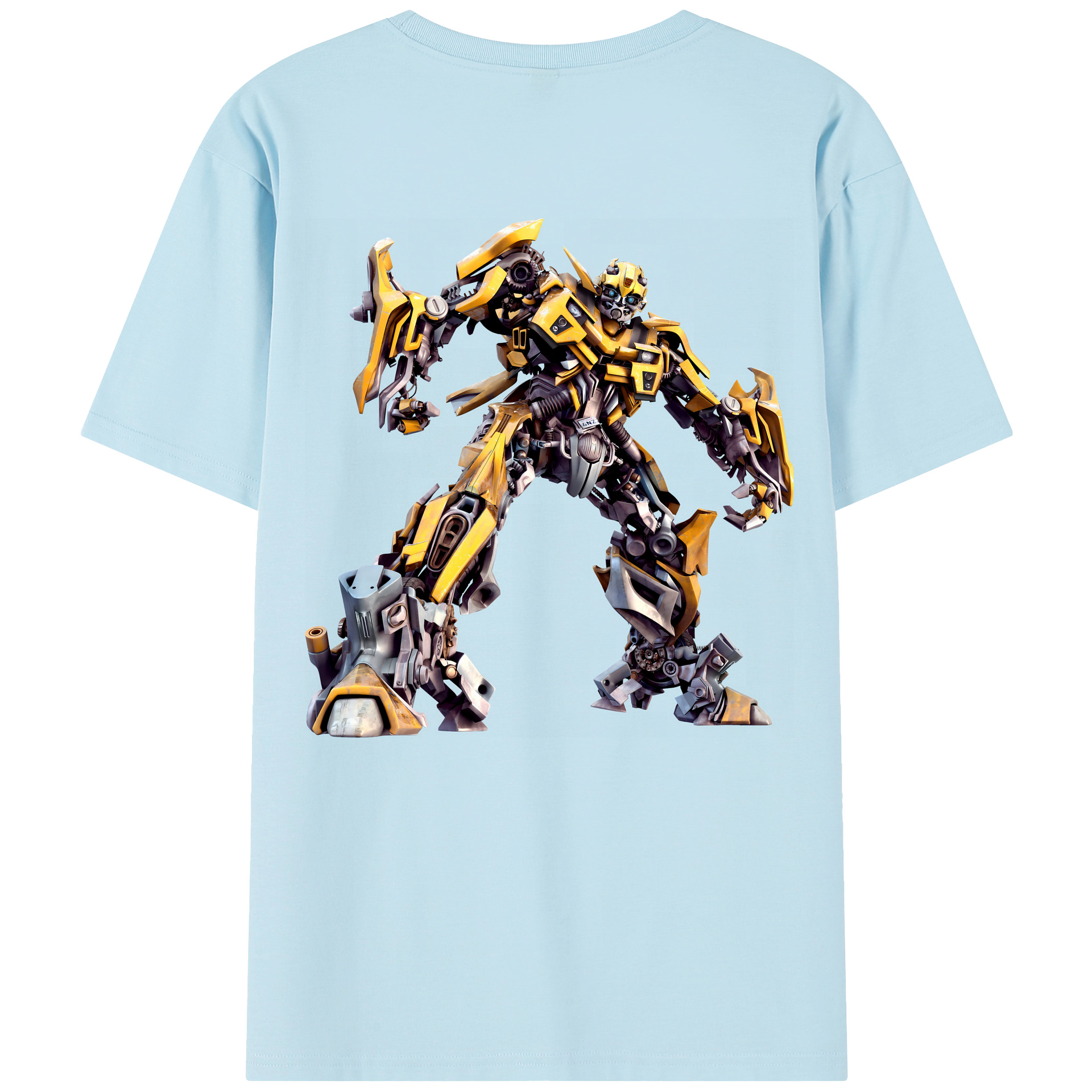 （画像用） Transformers トランスフォーマー 綿100％半袖Tシャツ（背面プリント）
